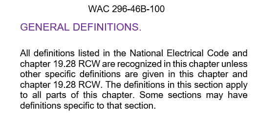 2020 WAC Update Pt 1 - Thompson Learning - Home of Electrical