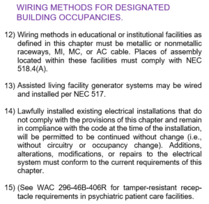 2020 WAC Update Pt 1 - Thompson Learning - Home of Electrical