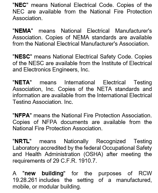 2020 WAC Update Pt 1 - Thompson Learning - Home Of Electrical ...